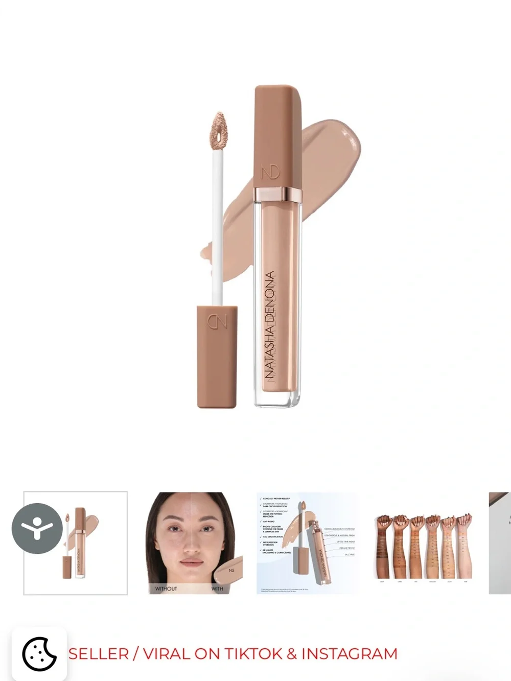 Natasha Denona Cream Concealer – Soft Beige / Nude